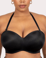 Smooth Strapless Multi-Way Bra - Black Hue