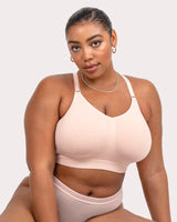 Smooth Seamless Comfort Wireless Bra - Blushing Rose