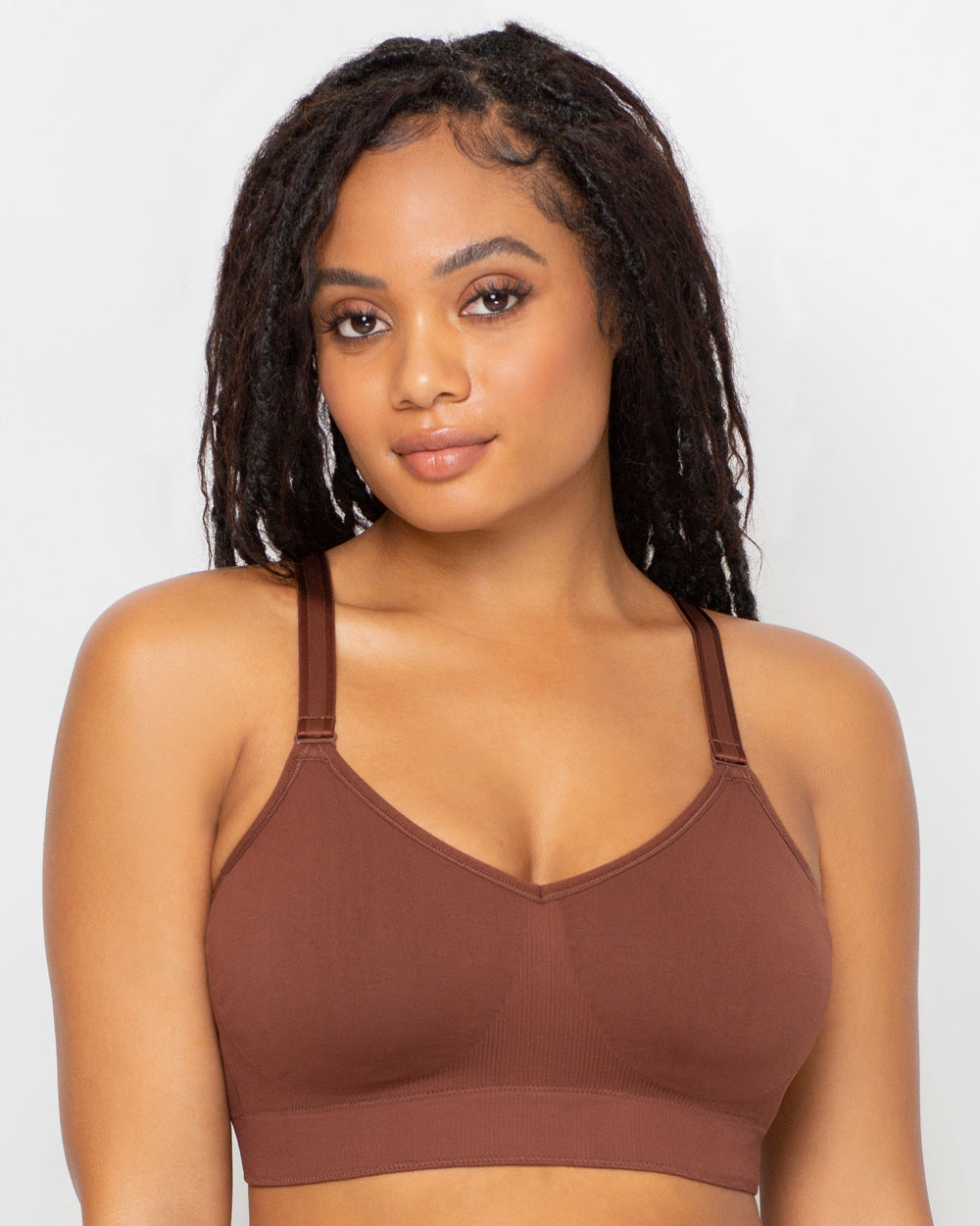 Women Plus Size Comfortable Wireless Bra, Comfortable Bras, Seamless Wire  Free Everyday Bras, Soft Basic Bra (Color : Style A-Purple, Cup Size : 80B)  : : Clothing, Shoes & Accessories