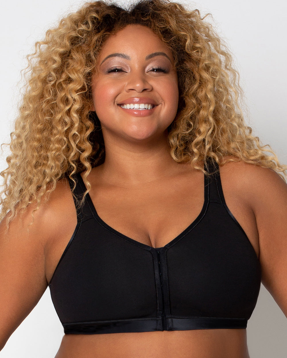 Cotton Comfort 2-Pack Bralette - Charcoal Heather/Black Hue – Curvy Couture