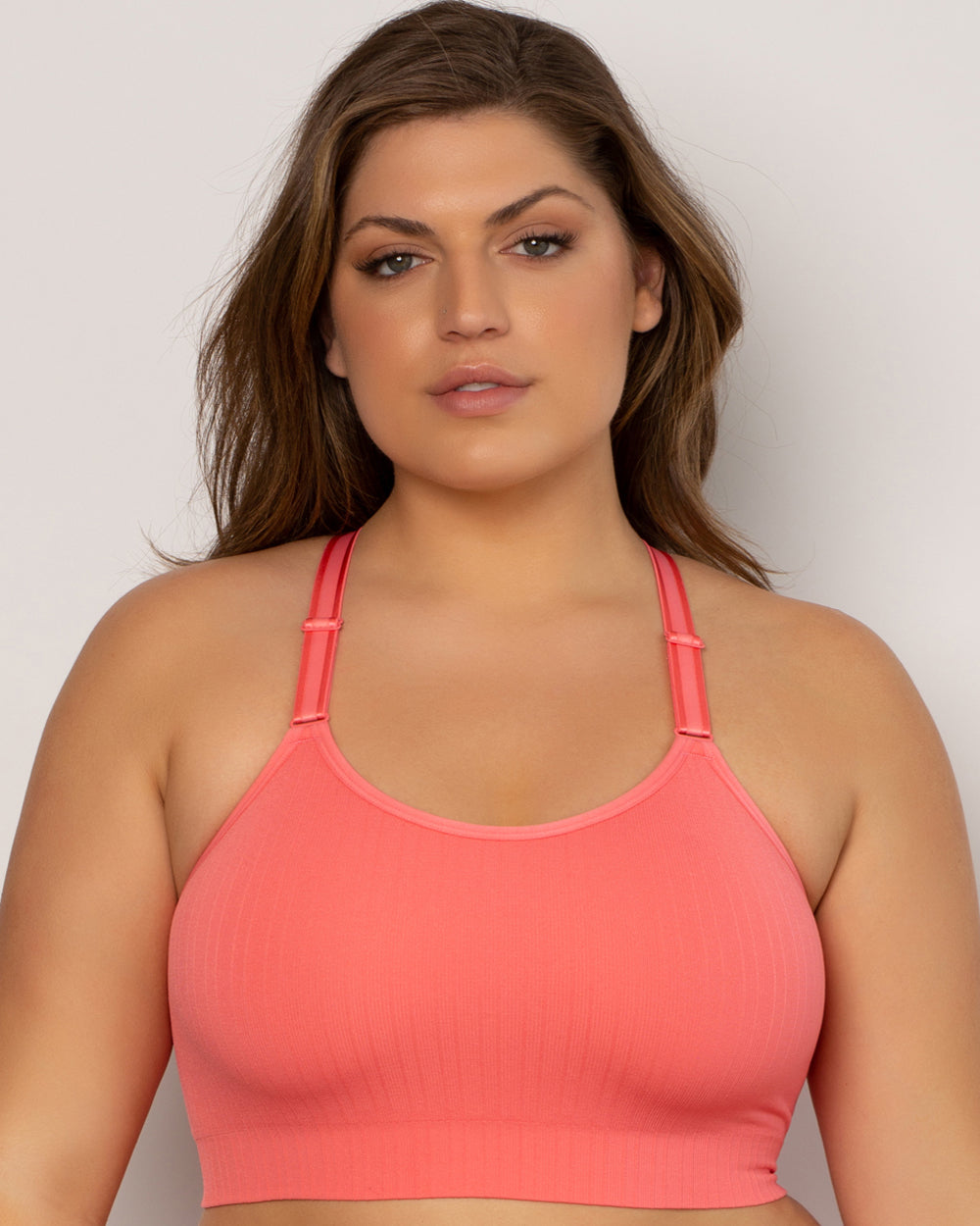 Smooth Seamless Comfort Wireless Longline Bra - Sun Kissed Coral – Curvy  Couture