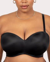 Smooth Strapless Multi-Way Bra - Black Hue