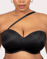 Smooth Strapless Multi-Way Bra - Black Hue