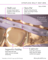 Smooth Strapless Multi-Way Bra - Champagne Nude