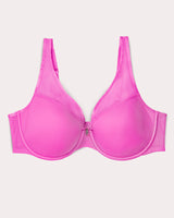 Sheer Mesh Plunge T-Shirt Bra - Flirt