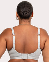 Cotton Comfort 2-Pack Bralette - Lavender Mist/Grey Heather