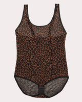 Sheer Mesh Bodysuit - Designer Leopard