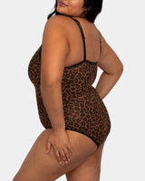Sheer Mesh Bodysuit - Designer Leopard
