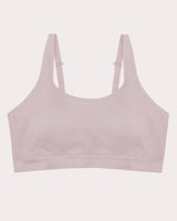 Smooth Seamless Support Wireless Bra, Bark Beige - Curvy Couture - Seamless