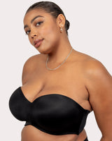 Smooth Strapless Multi-Way Bra - Black Hue