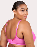 Sheer Mesh Plunge T-Shirt Bra - Flirt