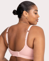 Cotton Comfort 2-Pack Bralette - Olive Night/Blushing Rose