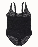No-Show Lace Bodysuit - Black Hue