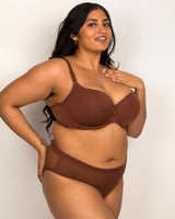 Tulip Smooth T-Shirt Bra - Chocolate Nude