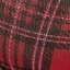 Sheer Mesh High Cut Brief Panty - Diva Red Plaid
