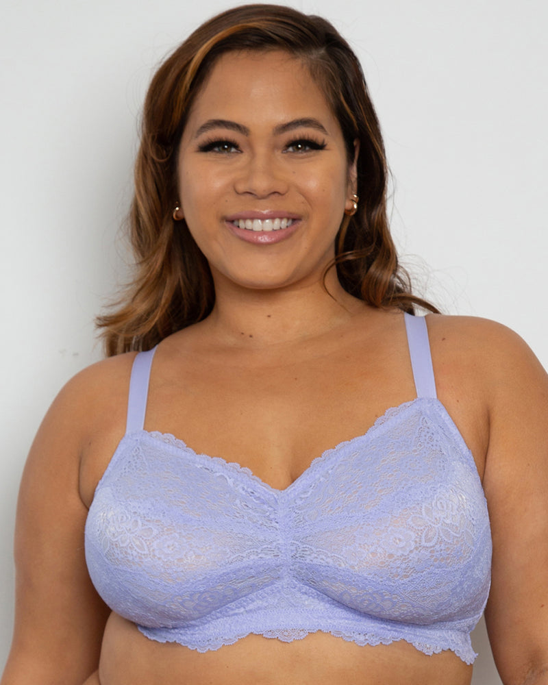 Curvy Couture Smooth Seamless Comfort Wireless Bra 1331 Olive night