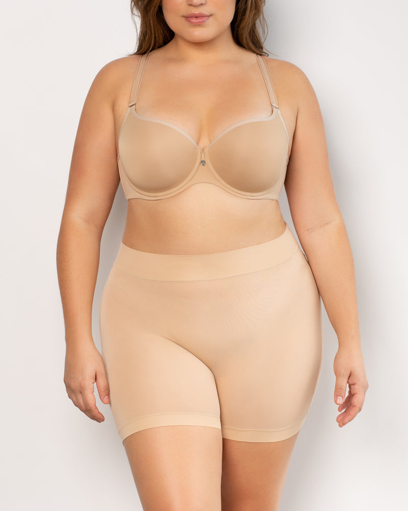 Slip Short - Champagne Nude – Curvy Couture