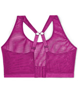 Sheer Mesh Bralette, Cosmo Pink Pink - Curvy Couture - Mesh Flatlay