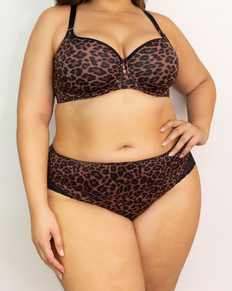 Lace Animal Print Bra Sets Sets for Women for sale