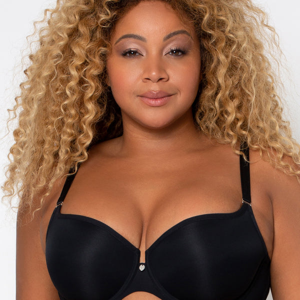 Curvy Couture Smooth Strapless Smooth Strapless Multi-Way Bra BLACK buy for  the best price CAD$ 112.00 - Canada and U.S. delivery – Bralissimo