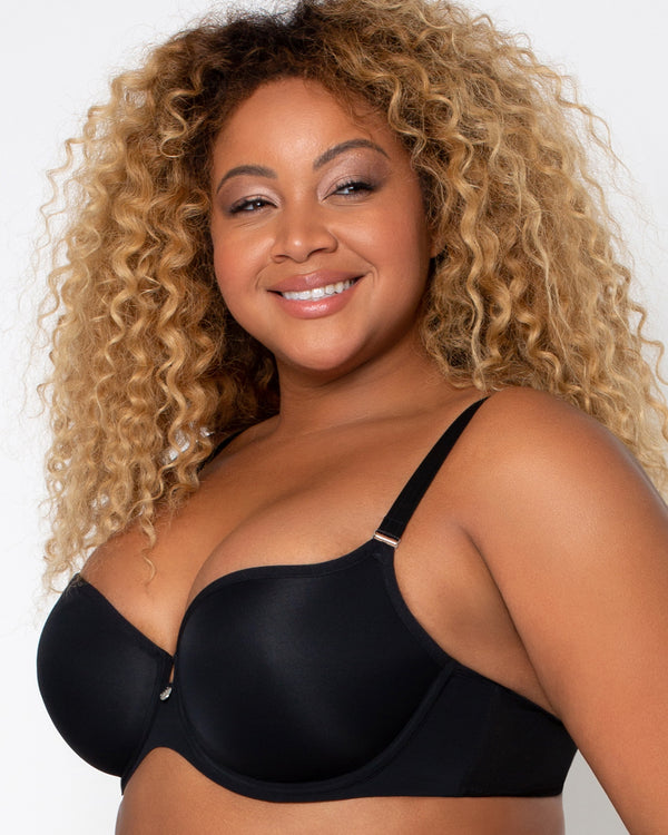 Tulip Smooth T-Shirt Bra - Black