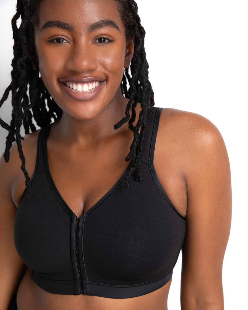 Wireless Bras for Women Front Closure Zipper Breathable Comfy