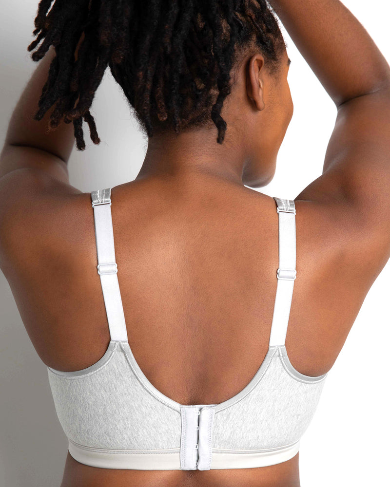 Cotton Luxe Front And Back Close Wireless Bra - Natural